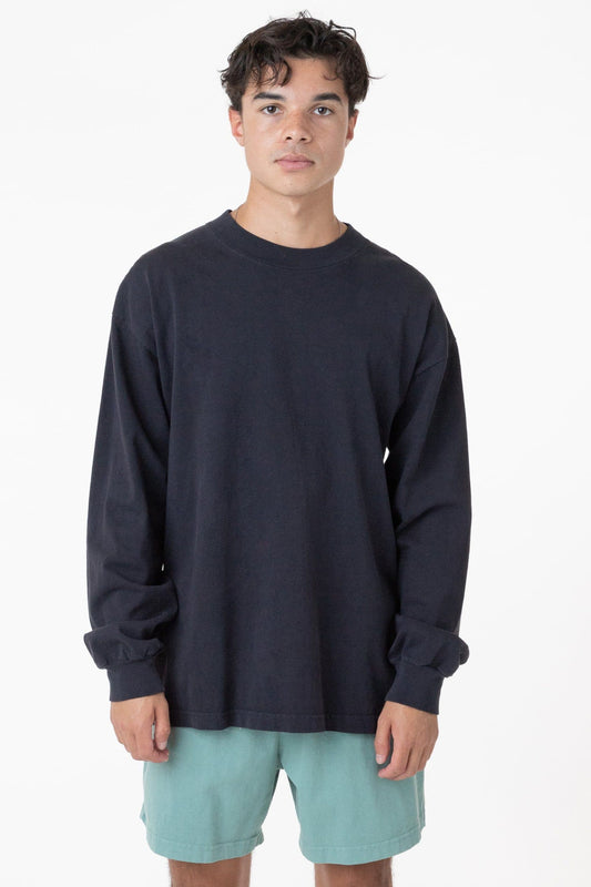 1825GD - Oversized Short Sleeve High Mockneck T-shirt – Los Angeles Apparel