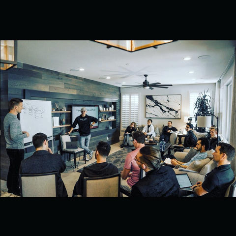 Souphak attending a mastermind event in California