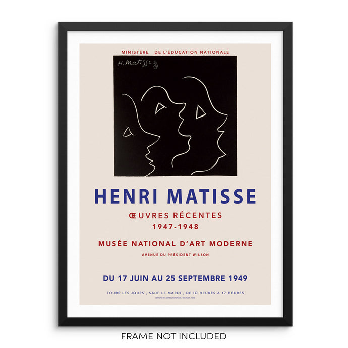 Henri Matisse Oeuvre Récents Art Print Gallery Exhibition Poster