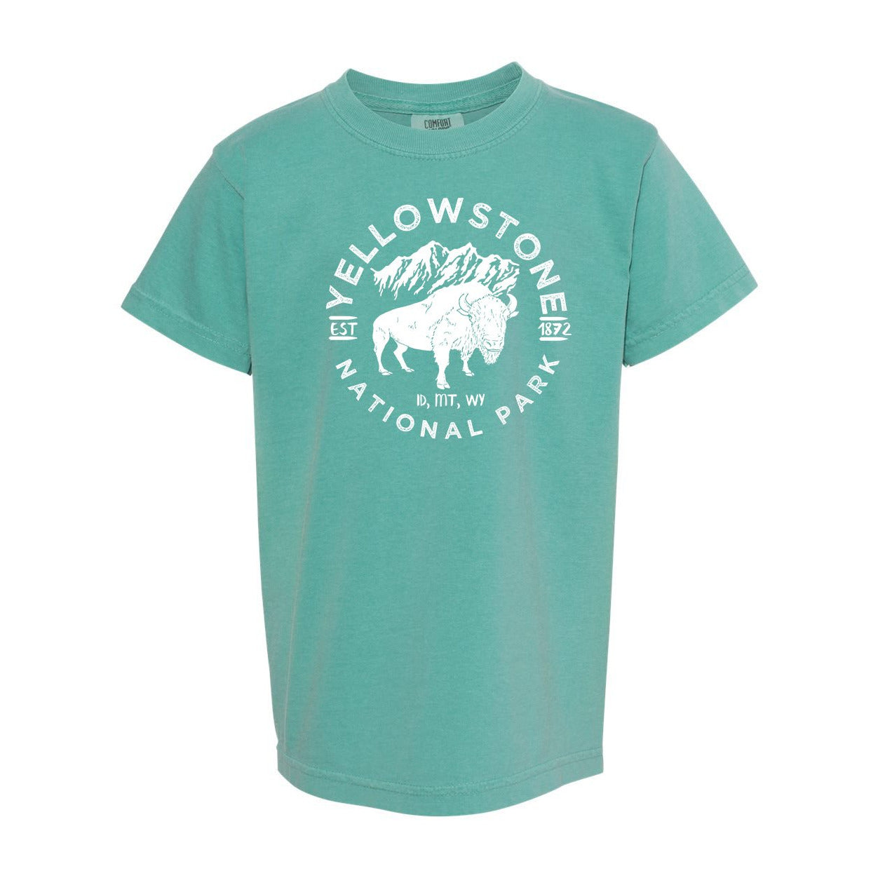 Yellowstone National Park Youth Comfort Colors T shirt