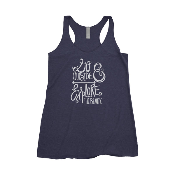 Go Outside Explore the Beauty Women's Tank – The National Park Store