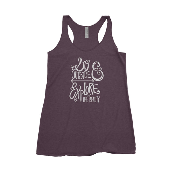 Go Outside Explore the Beauty Women's Tank – The National Park Store