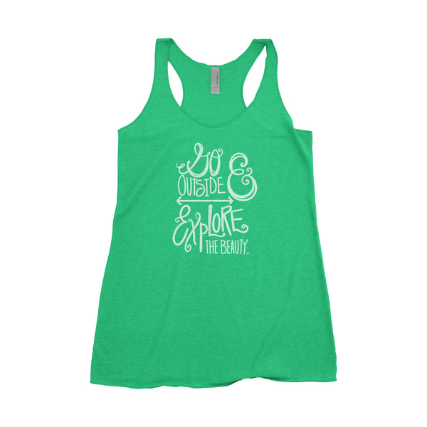 Go Outside Explore the Beauty Women's Tank – The National Park Store