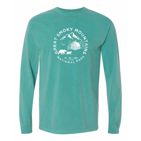 Great Smoky Mountains Comfort Colors Long Sleeve T shirt – The National ...