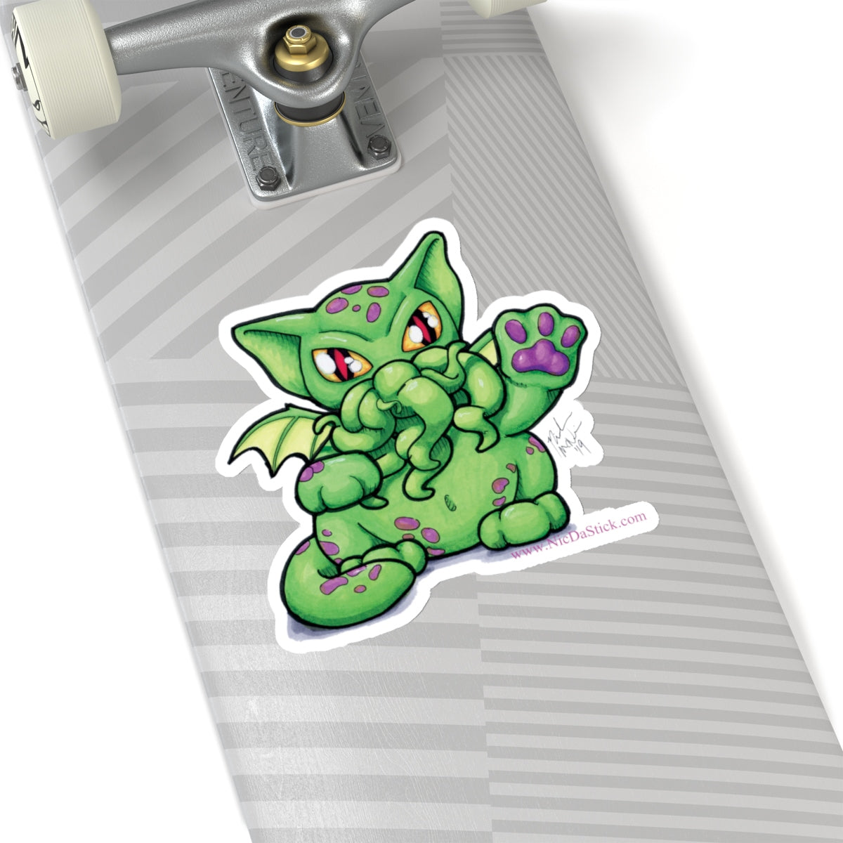 Cathulu Devour of Purrs Kiss-Cut Stickers