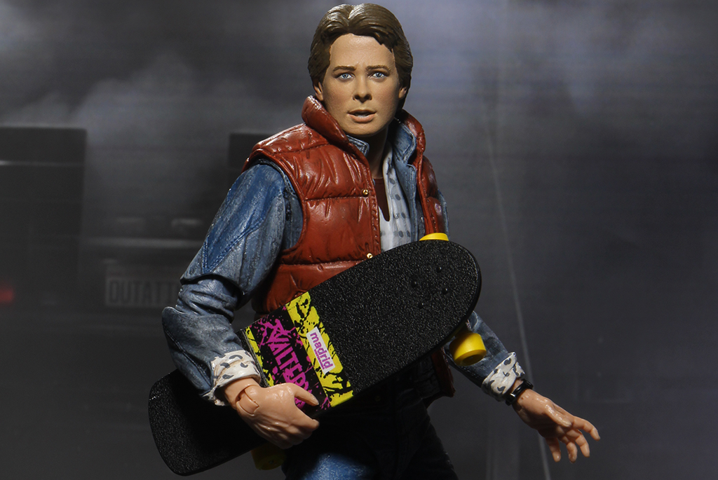 Марти Макфлай. NECA Marty. Фигурка Ultimate Marty MCFLY — NECA back to the Future 2 Figure. Back to the Future Marty MCFLY.