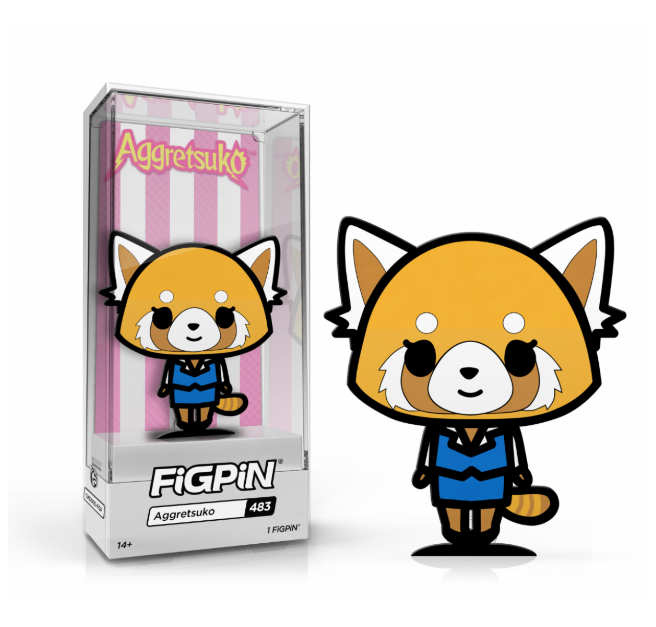 Aggretsuko FiGPiN Aggretsuko Collector Case 483 Big Apple Collectibles