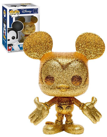 gold mickey plush