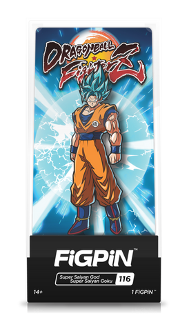 Dragon Ball Z Figpin Super Saiyan God Super Saiyan Goku Collector Case 116