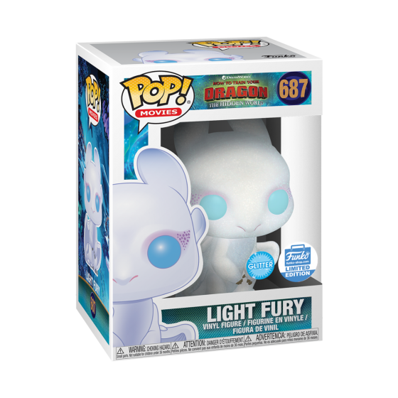 light fury glitter funko