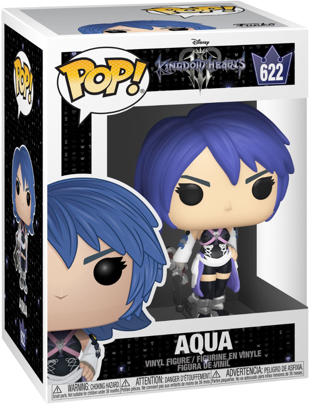 Kingdom Hearts 3 Funko Pop Aqua 622 Big Apple Collectibles