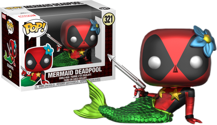 deadpool funko pop mermaid