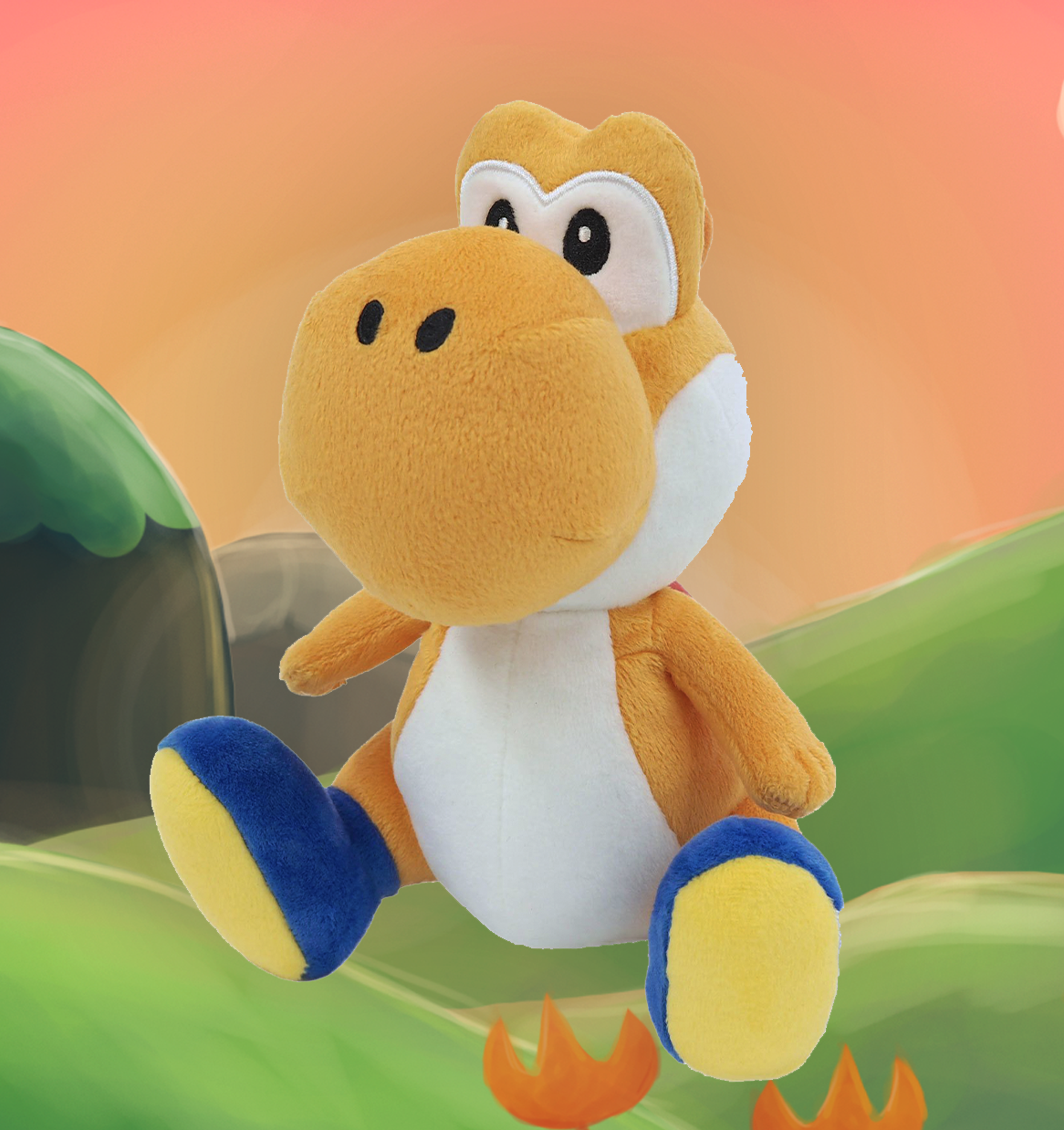 orange yoshi toy