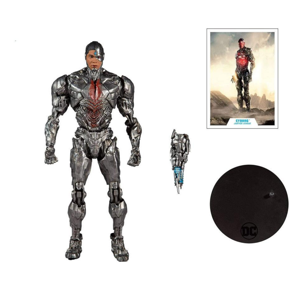 Zack Snyders Justice League Mcfarlane Dc Multiverse Cyborg 7in Action Big Apple Collectibles 