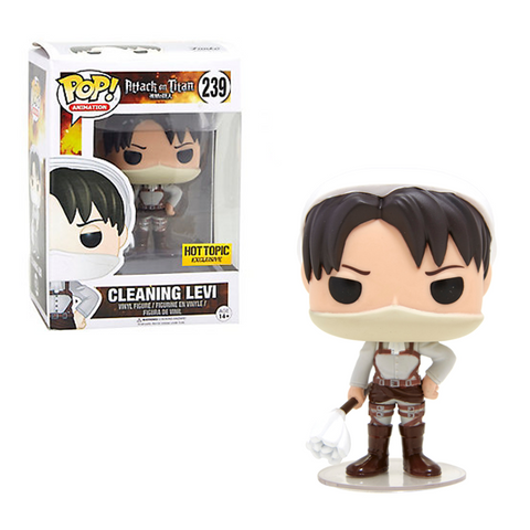 Attack on Titan Funko Pop! Cleaning Levi #239 – Big Apple Collectibles