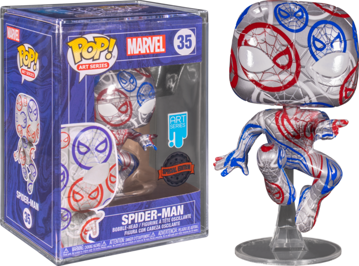 spider man funko art series