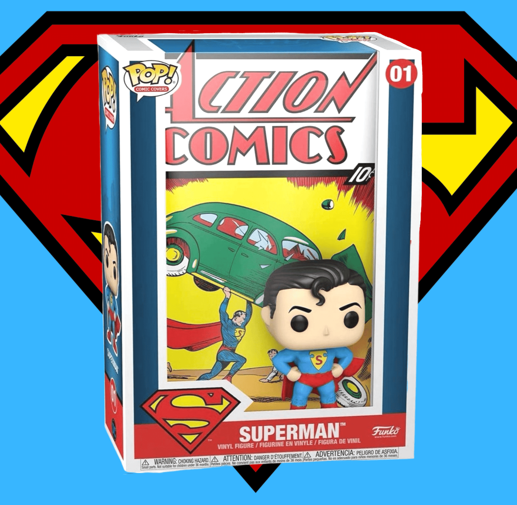 action comics superman pop