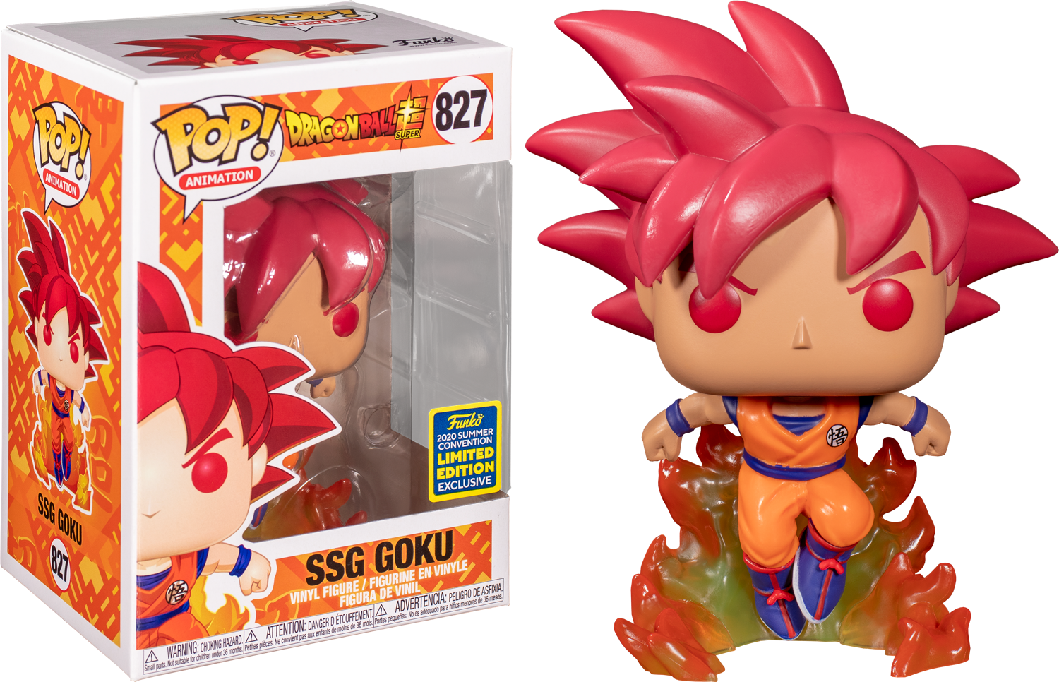 Funko Pop Animation: Dragonball Z - Super Saiyan God Goku Collectible Figure - wide 8