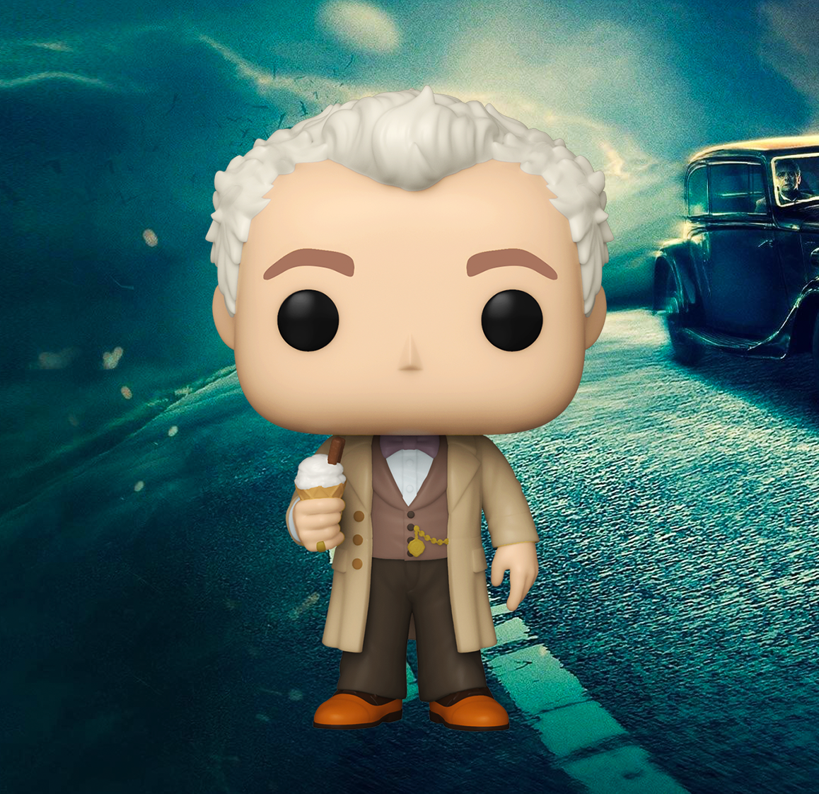 Good Omens Funko Pop Aziraphale With Ice Cream Chase 1077 Pre Ord Big Apple Collectibles 6313
