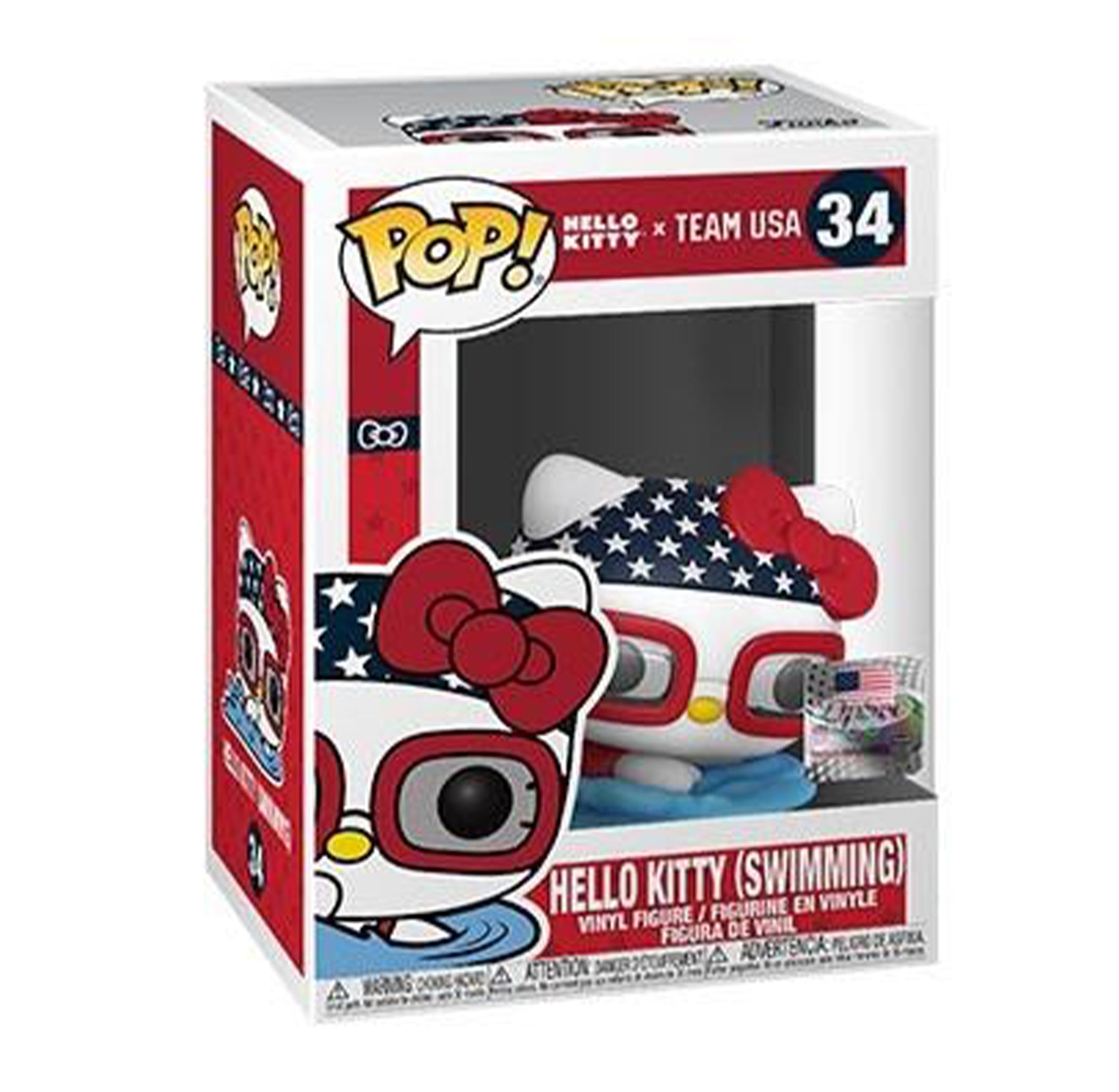 Hello Kitty Team USA Funko Pop! Hello Kitty (Swimming) 34 Big Apple