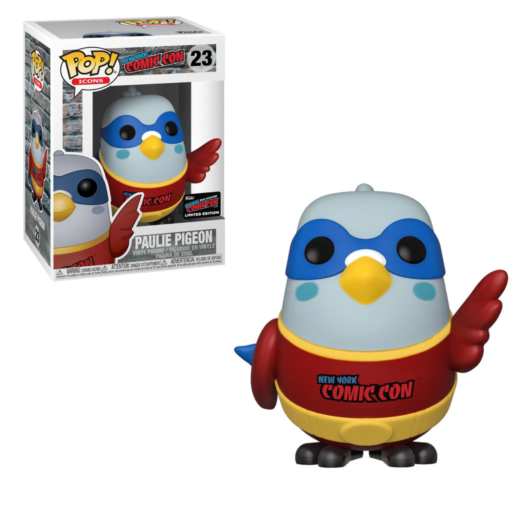 New York Comic Con Funko Pop! Paulie Pigeon (Red) (Convention Sticker