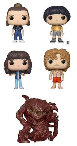 Stranger Things Funko Pop Complete Set Of 5 Season 3 Pre Order