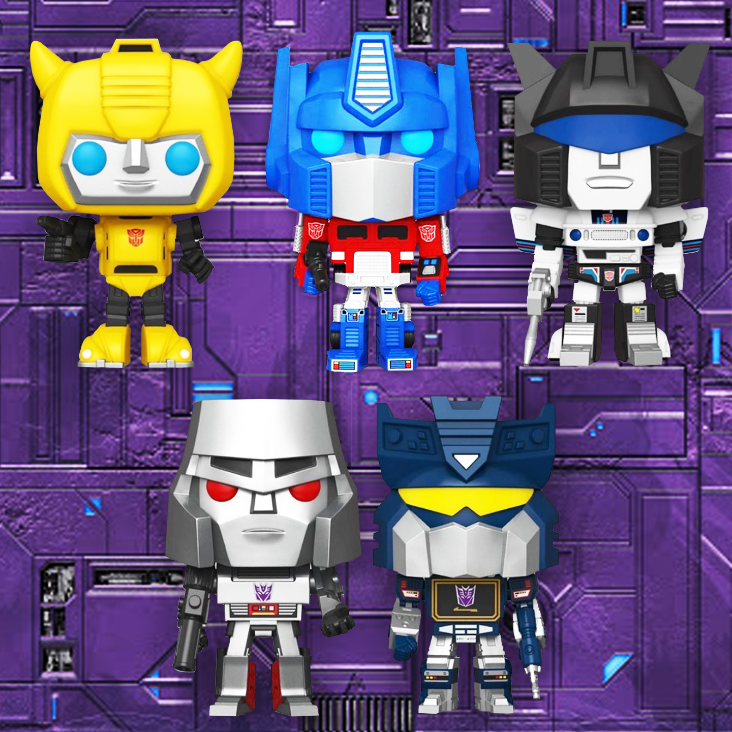 transformers funko pop set