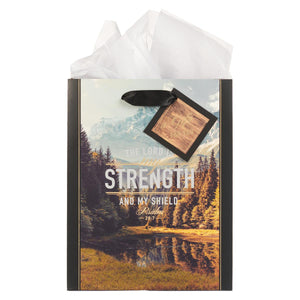 Psalm 28:7 The LORD is my Strength Gift Bag