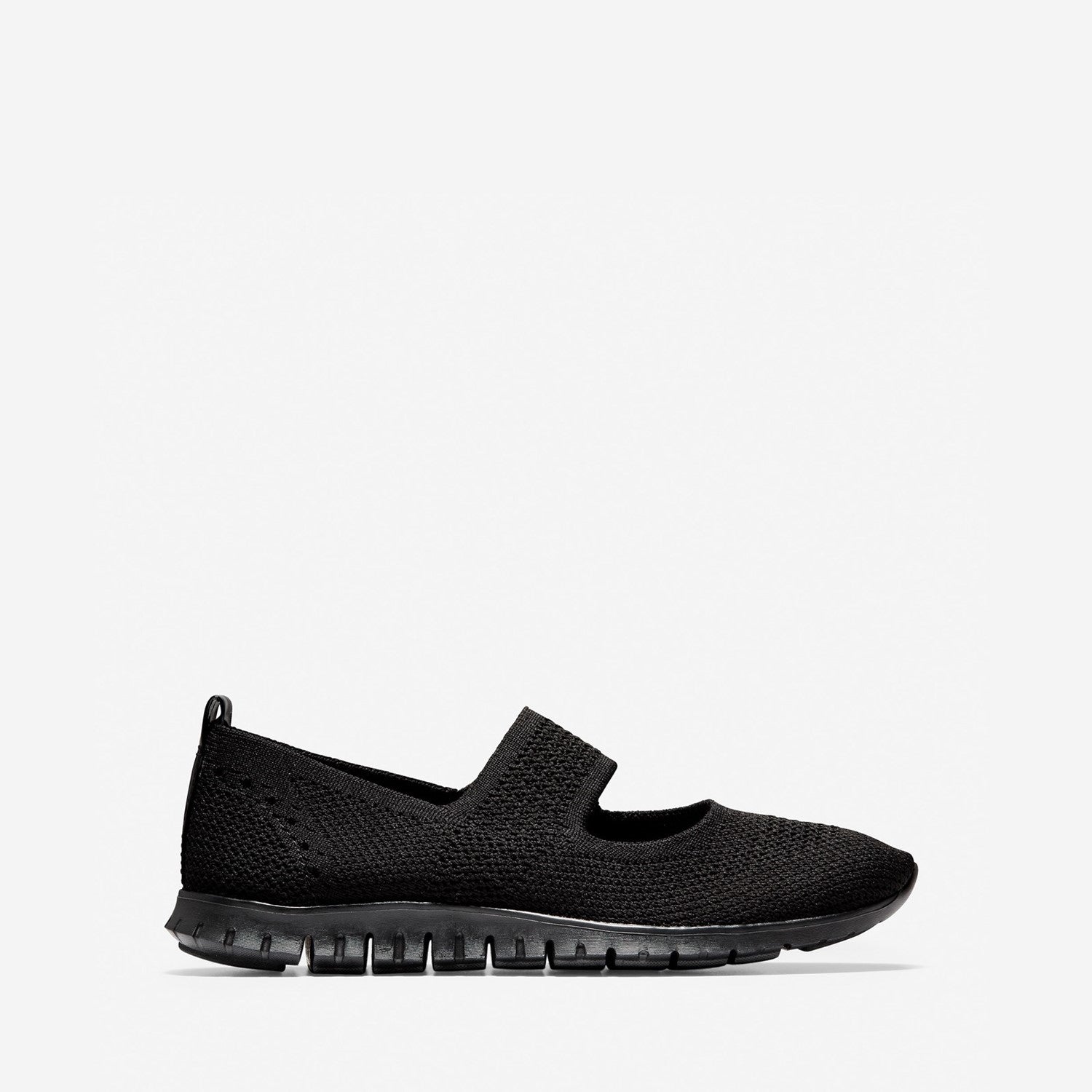 Women's ZERØGRAND Stitchlite Slip On Shoe Black Knit/Black