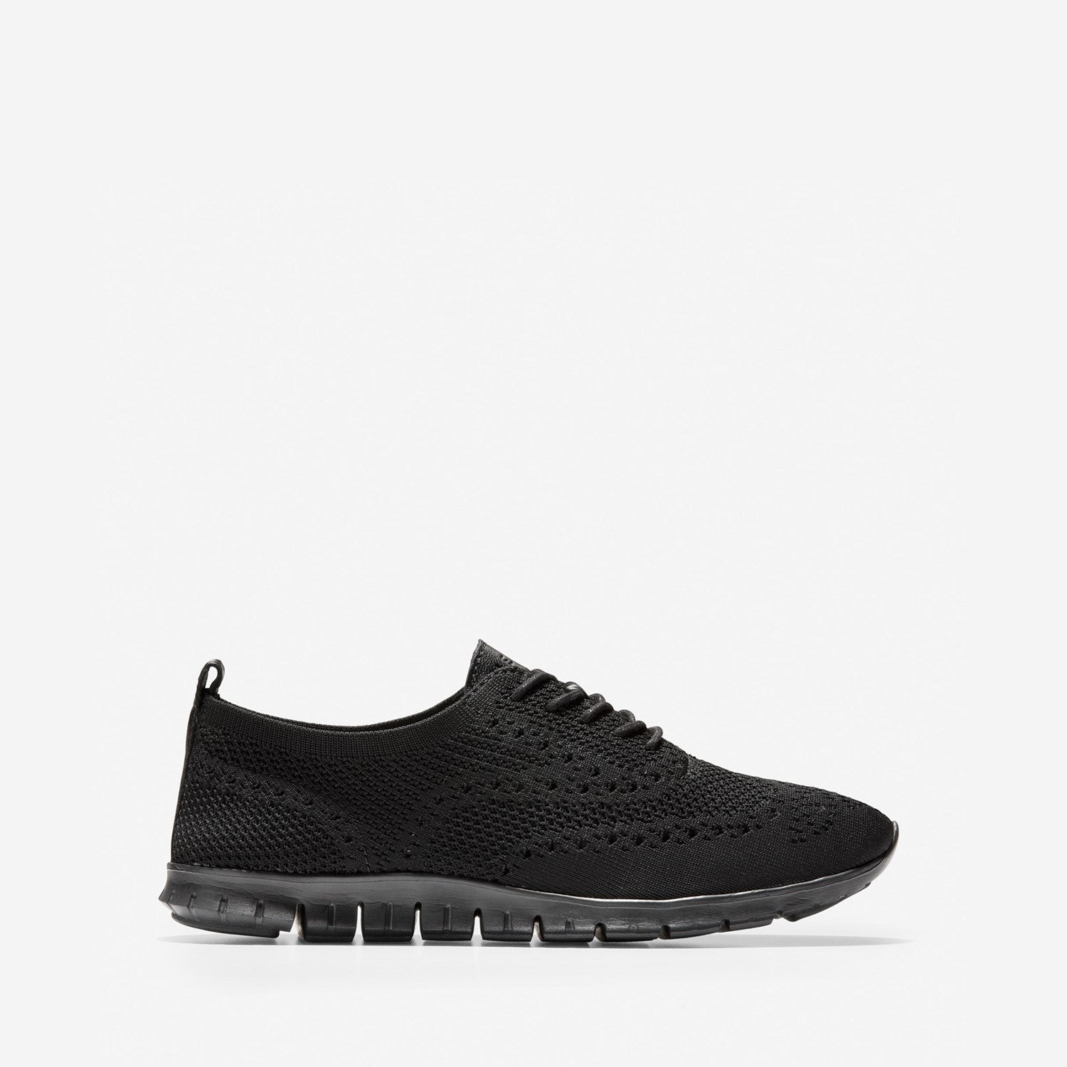 Women's ZERØGRAND Stitchlite Wingtip Oxford Black/Black