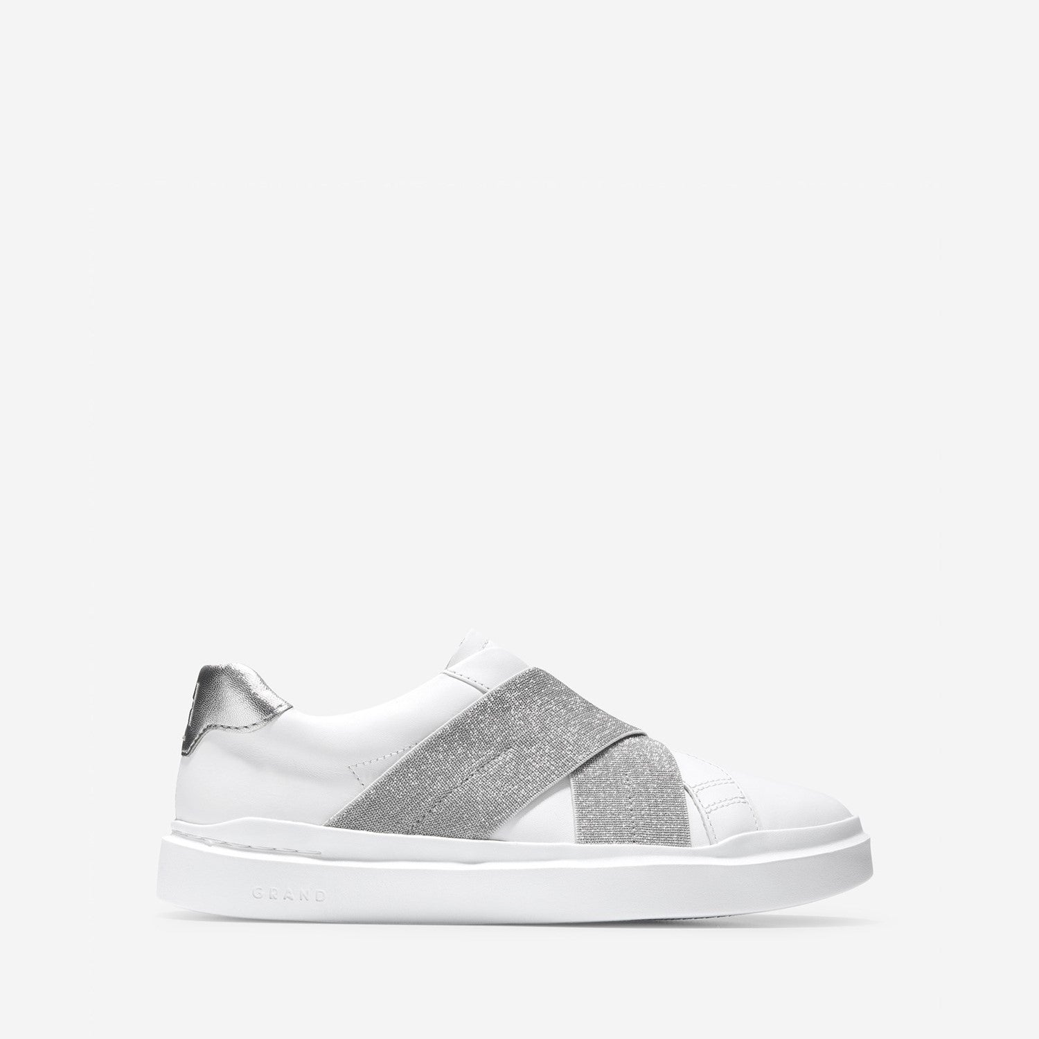 Women's GrandPrø Rally Slip-On Trainer Optic White/Silver