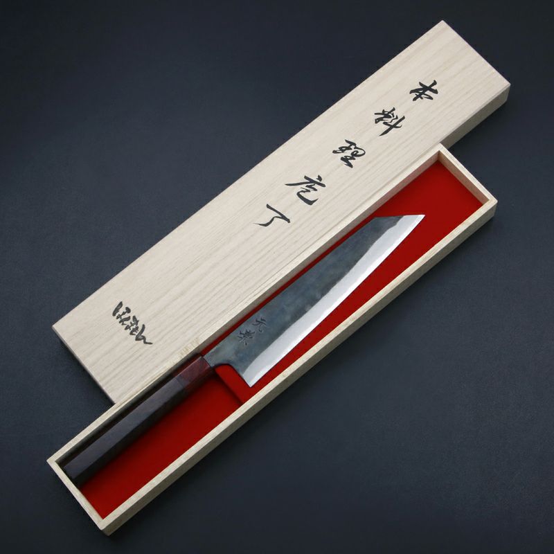 Kiritsuke with red Rosewood Handle
