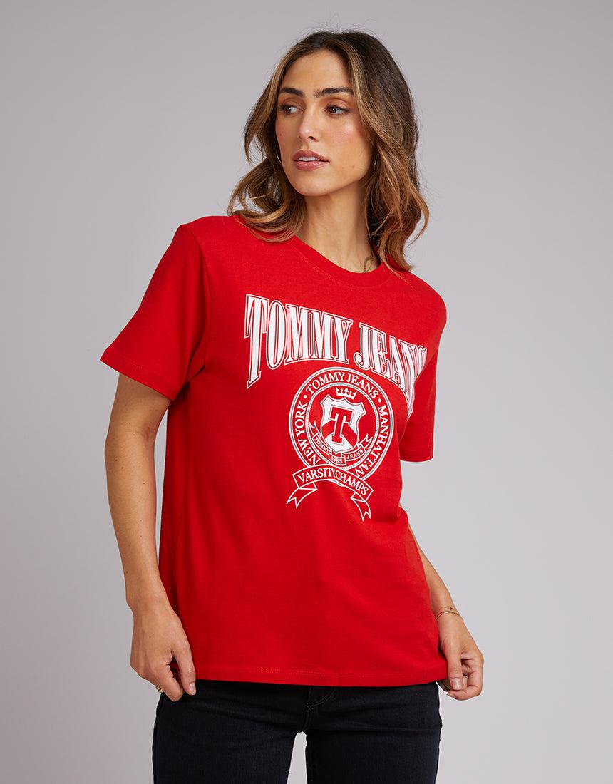 Tjw Sp Crp Logo Taping Top Deep Crimson | Buy Online | Edge Clothing