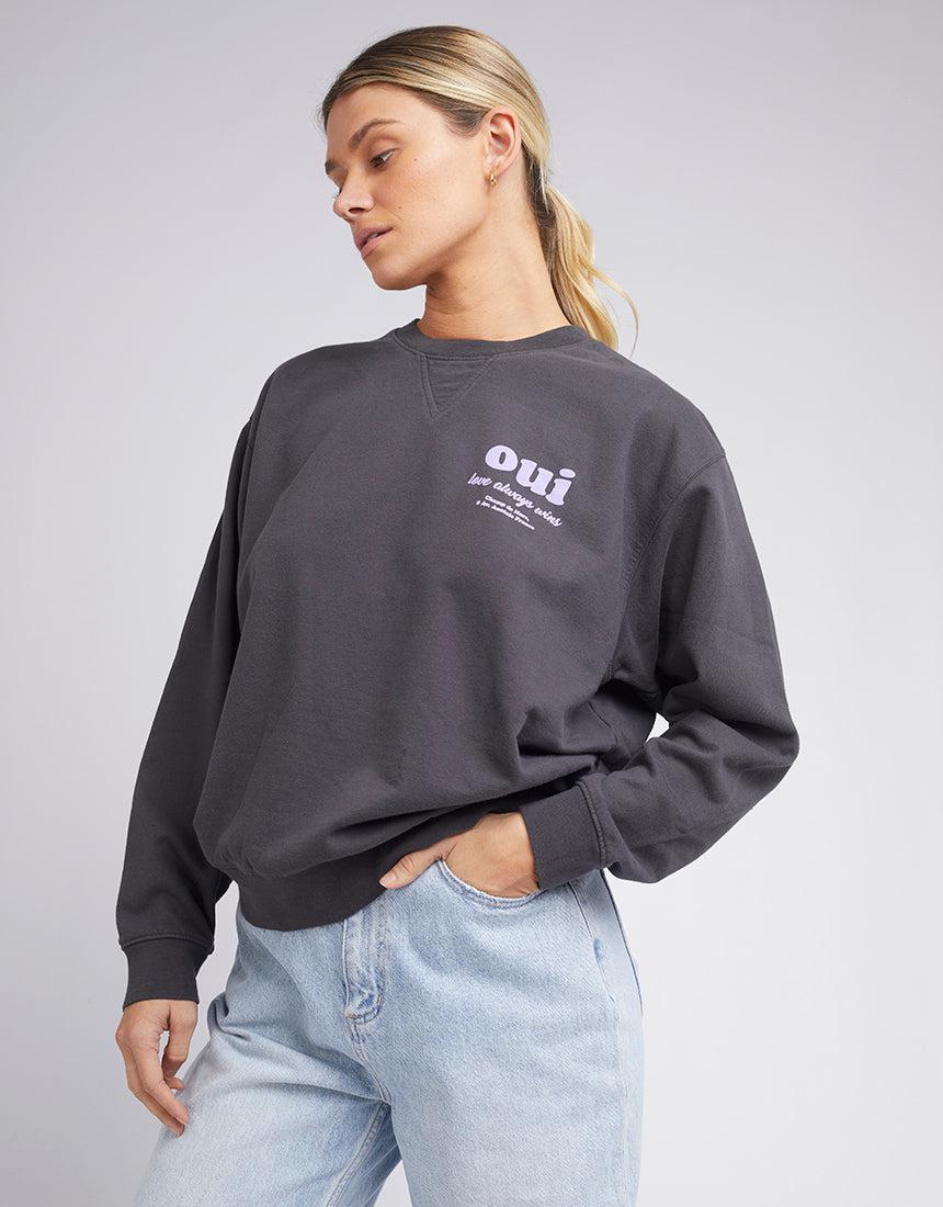 roots boyfriend crewneck sweatshirt