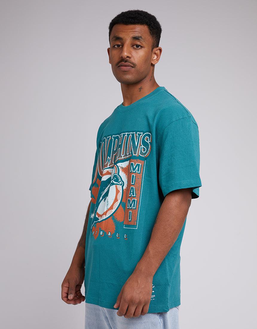 Mitchell & Ness Miami Dolphins Undefeated Vintage T-Shirt Faded Black