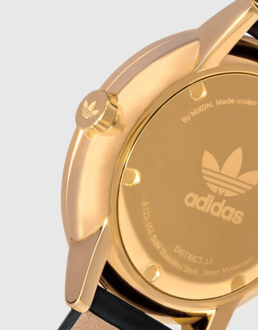 gold adidas watch