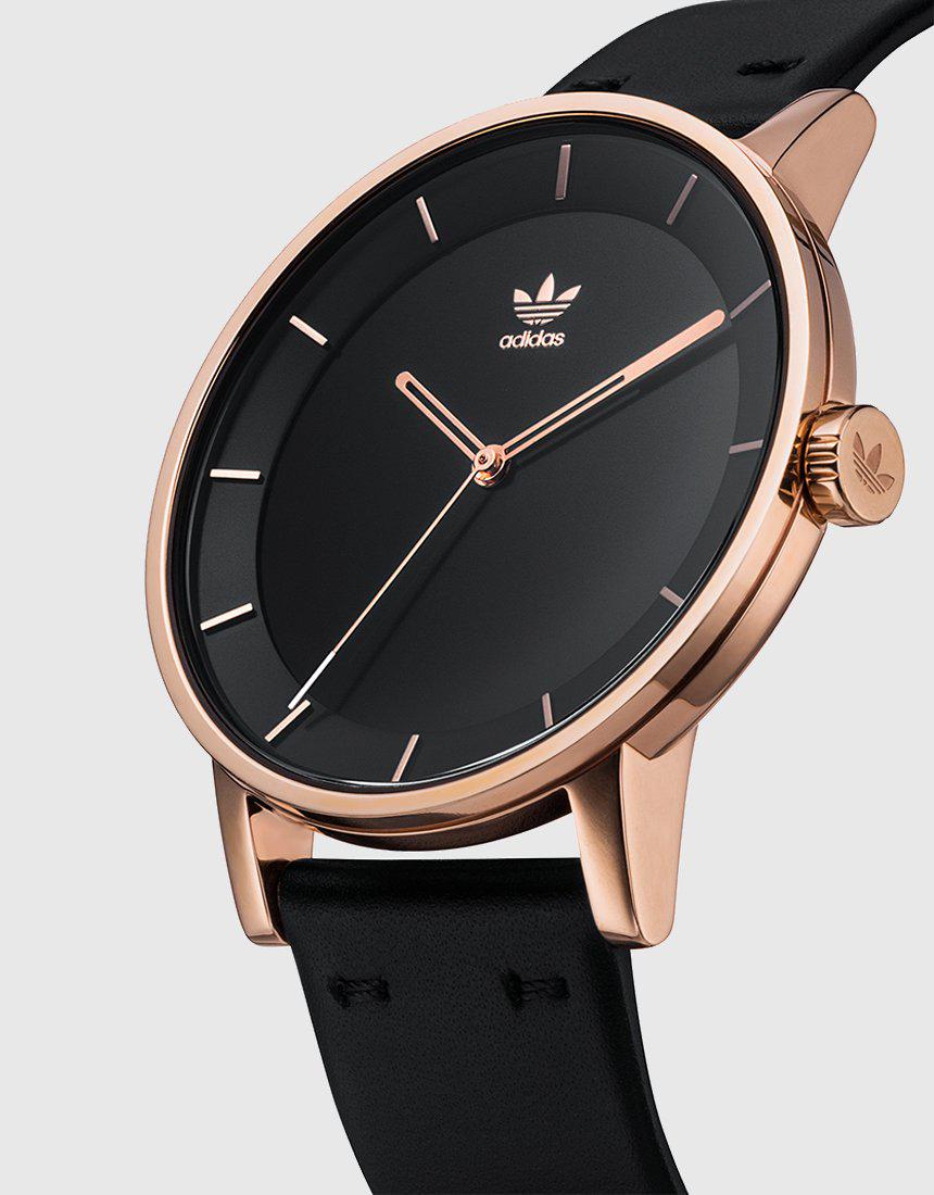 adidas watch black and gold