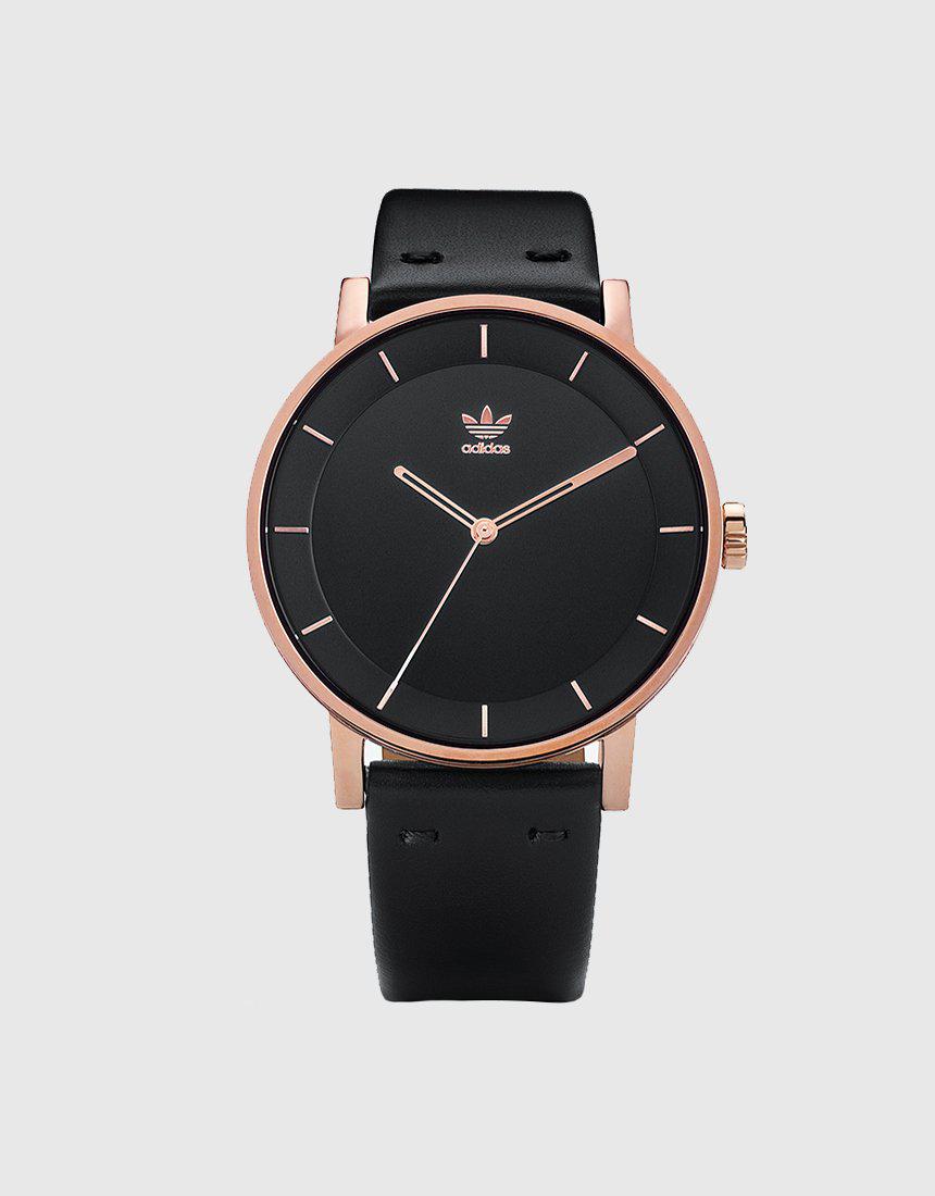 adidas watch black and gold