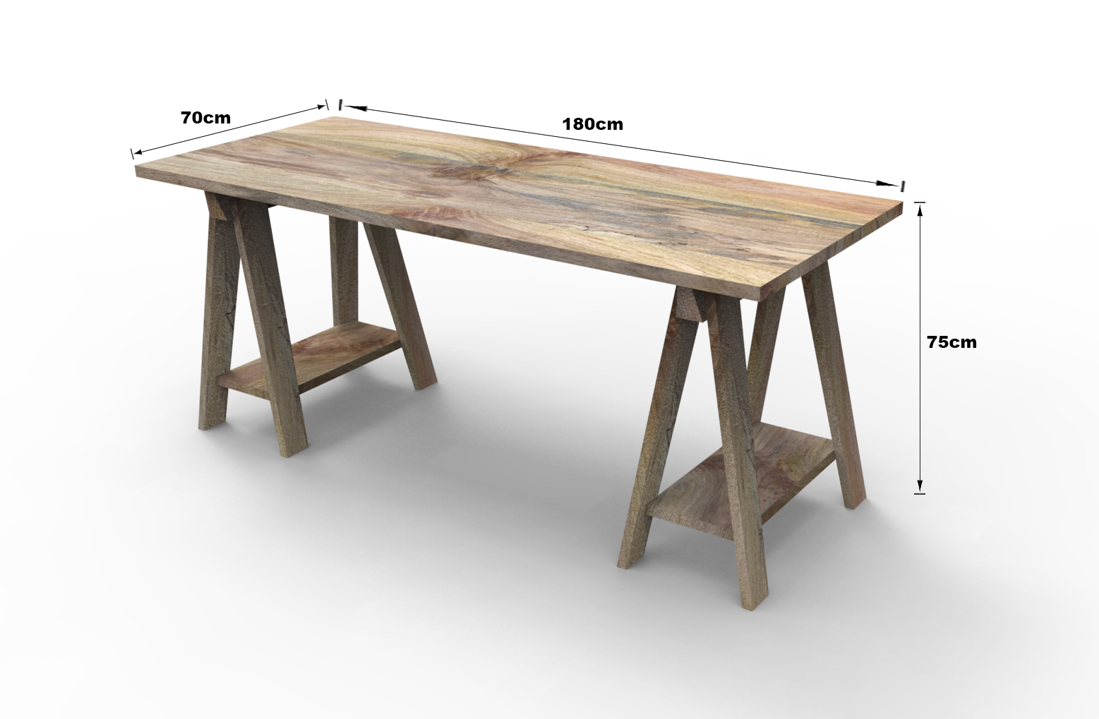 Sawhorse Desk Unity Makers