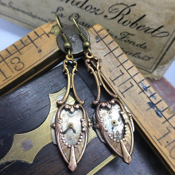 Anne, Art Deco Earrings - The Victorian Magpie