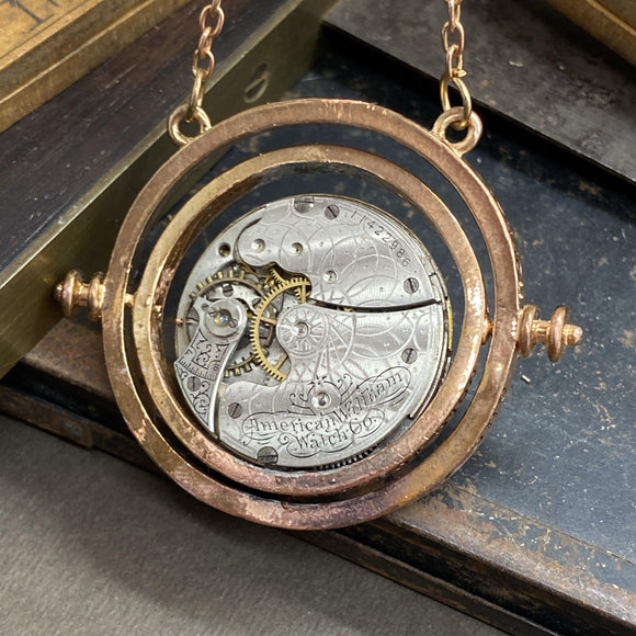 Time Turner, Watch Necklace - The Victorian Magpie