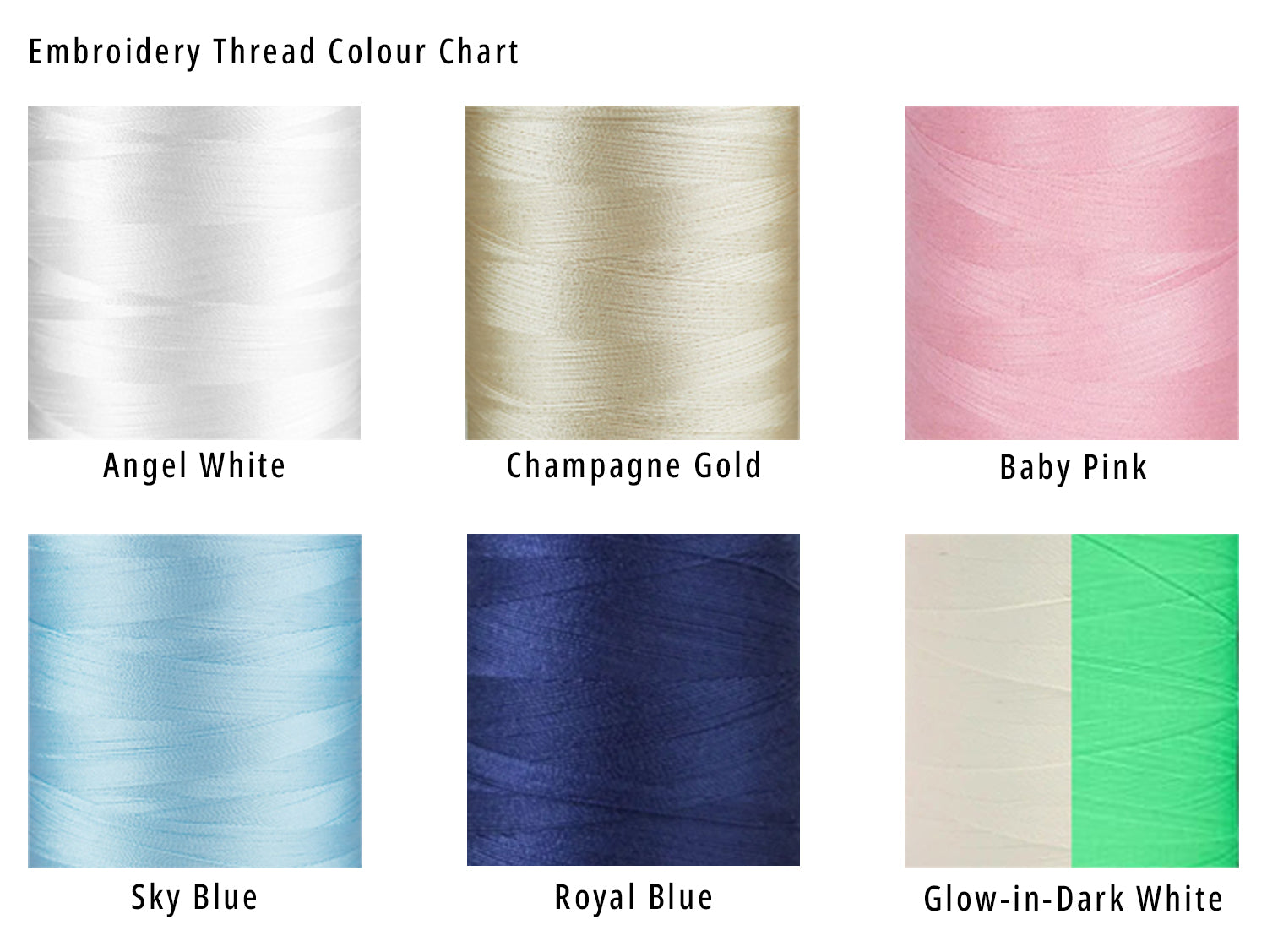 puttot embroidery thread colour chart