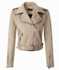 Image of Women Motorcycle Faux Pu Leather Jackets g