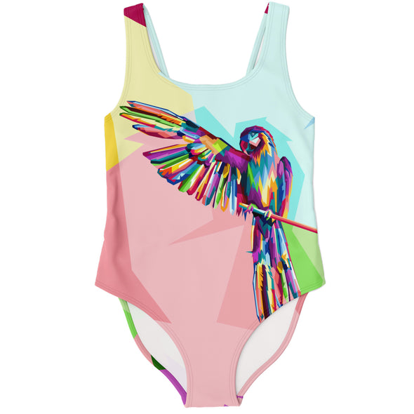 Colorful Ara one-piece swimsuit