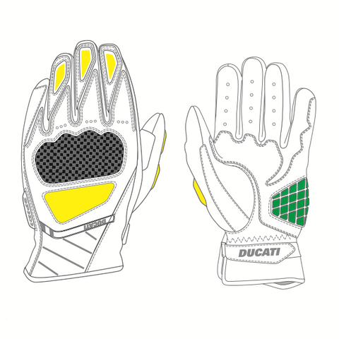 Ducati Gloves Sport C3 Gloves Protection