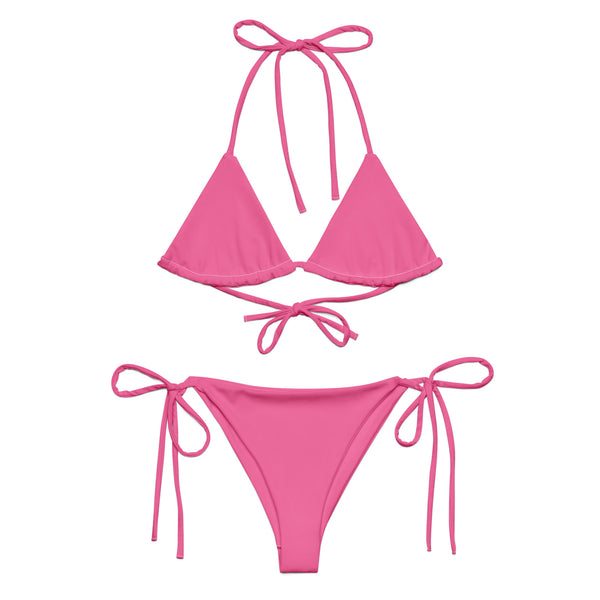 Elaina Printed Cotton Pack Bikini Placement Pink, S-L