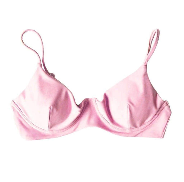 TROPEZ BIKINI TOP IN PINK LEMONADE – PINKCOLADA