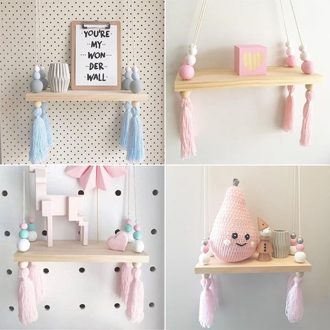 wooden nursery decor