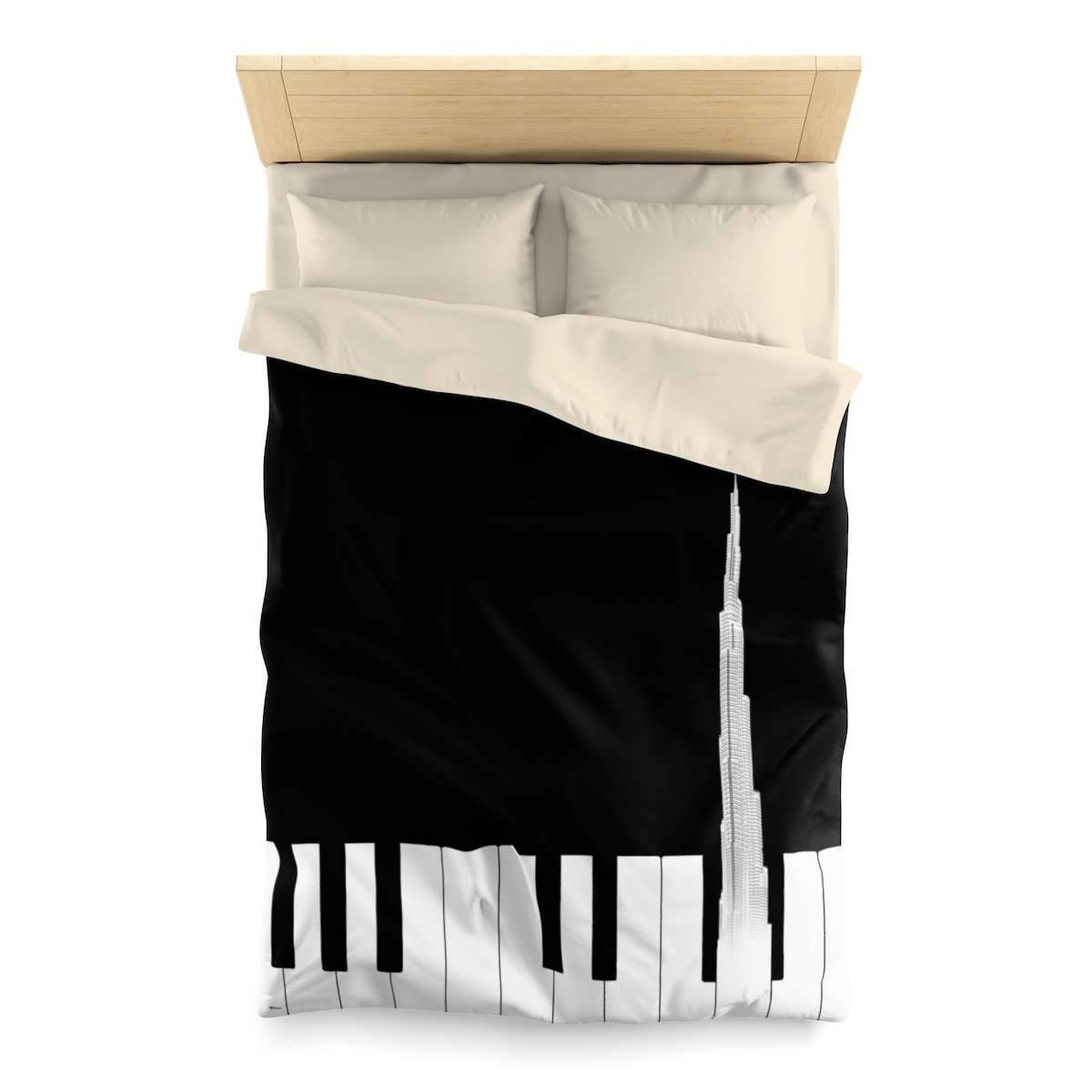 Music Of Burj Khalifa Duvet Cover Yislamoo