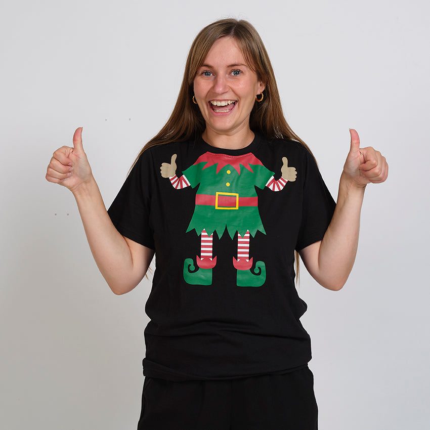 Se The Elf T-shirt - dame / kvinder hos Jule-Sweaters.dk